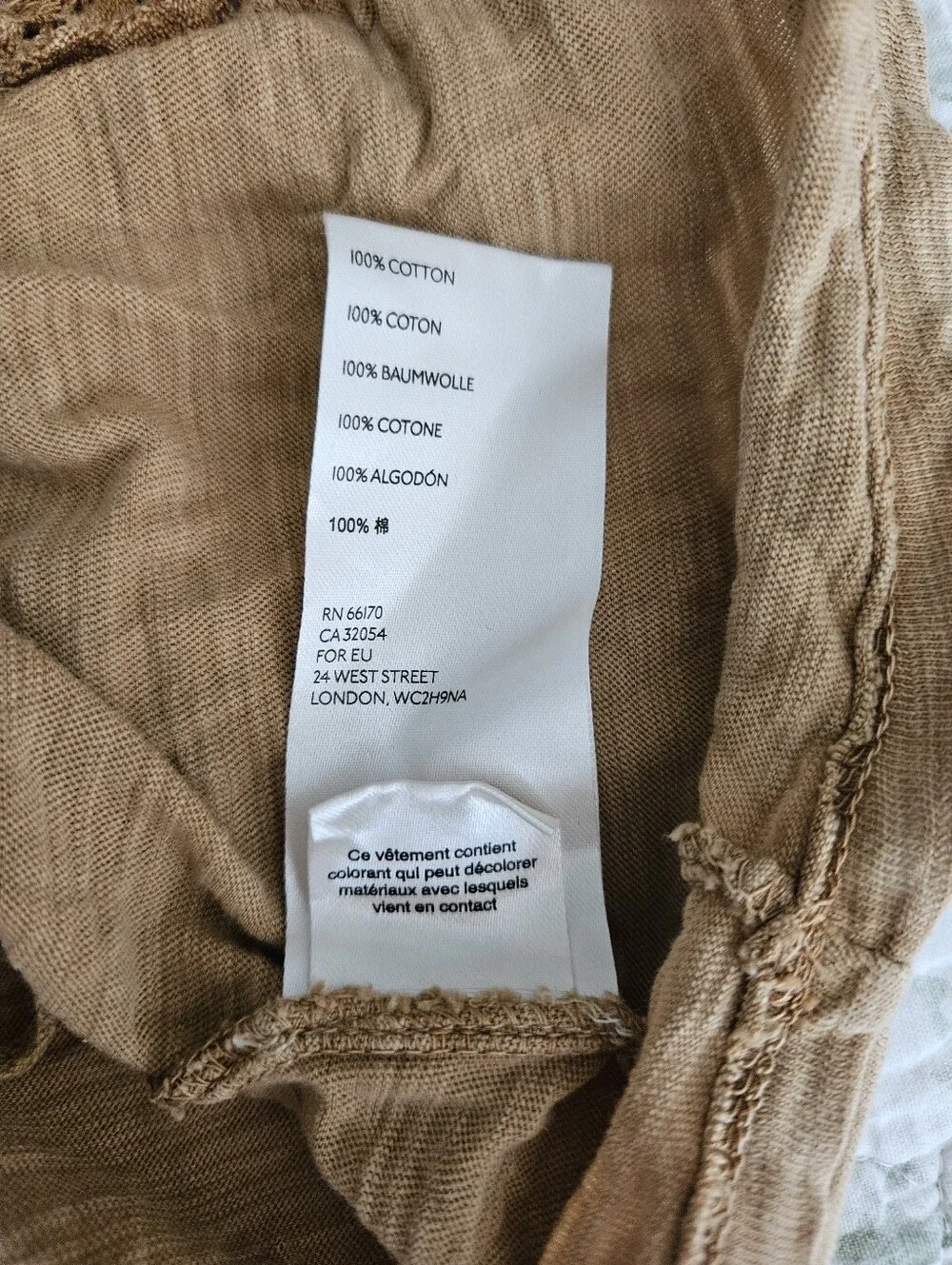 Free People lightweight mustard